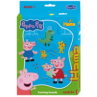 Hama Hama Midi Hanging Box Peppa Pig w Evie 2000 pcs.
