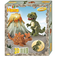 Hama Hama Midi gift box 3D Dino 2500 pcs.