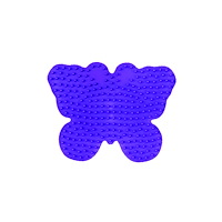 Hama Hama Midi pärlplatta fjäril pastellila