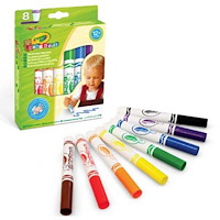 CRAYOLA Crayola Mini Kids Tvättbara Märkpennor 8 st
