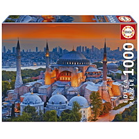 Educa Puzzle Educa 1000 blå moskén Istanbul
