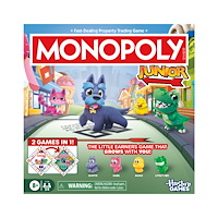 Hasbro Games Monopoly Junior 2-i-1 Refresh FI/SE