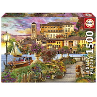 Educa Puzzle Educa 1500 italiensk strandpromenad