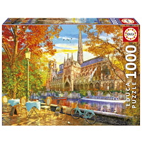 Educa Puzzle Educa 1000 Notre Dame på hösten