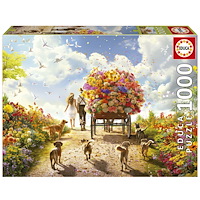 Educa Puzzle Educa 1000 Bära blommor