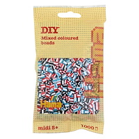 Hama Hama Midi beads 1000 pcs Striped Mix 91