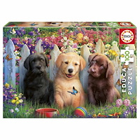 Educa Puzzle Educa 100 Posing Puppies