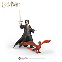 Schleich Schleich Harry & Fawkes med Svärd