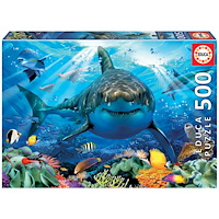 Educa Puzzle Educa pussel 500 Great White Shark