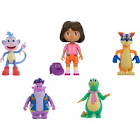 Dora The Explorer Dora Utforskaren Figur 7,5 cm sort