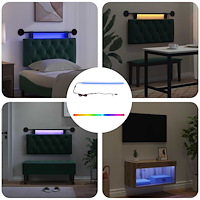 vidaXL LED Band 55 cm Flerfärgsdesign PVC