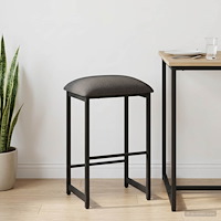 vidaXL Barpall Ljusgrå 40 x 32 x 64 cm Konstruerat trä