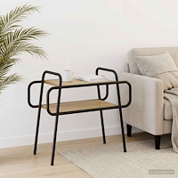 vidaXL Kaffeebord Sonoma-ek 60 x 30 x 51 cm Konstruerat trä