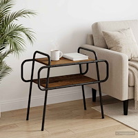 vidaXL Kaffeebord Gammalt trä 60 x 30 x 51 cm Konstruerat trä