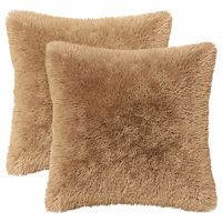 vidaXL Kudde med kudde HEERLEN 6 st Taupe PV Fleece