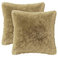 vidaXL Kudde med kudde HEERLEN 2 st Ljusgrå PV Fleece