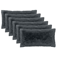 vidaXL Kudde med kudde HEERLEN 2 st Antracit PV Fleece