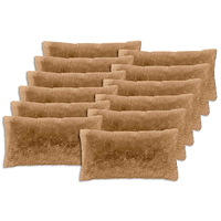 vidaXL Kudde med kudde HEERLEN 12 st Taupe PV Fleece