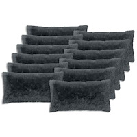 vidaXL Kudde med kudde HEERLEN 12 st Antracit PV Fleece