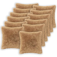 vidaXL Kudde med kudde HEERLEN 12 st Taupe PV Fleece