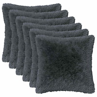 vidaXL Kudde med kudde HEERLEN 2 st Antracit PV Fleece