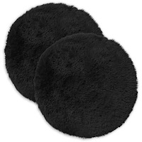 vidaXL Kudde med kudde HEERLEN 6 st Svart PV Fleece