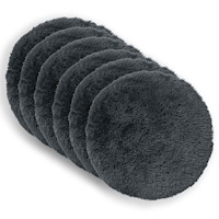 vidaXL Kudde med kudde HEERLEN 6 st Antracit PV Fleece
