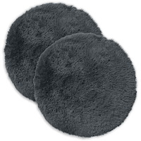vidaXL Kudde med kudde HEERLEN 2 st Antracit PV Fleece