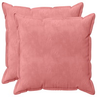 vidaXL Kudde med kudde HOUTEN 2 st Rosa Sammet