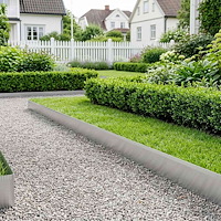 vidaXL vidaxl Kant för gräsmatta 5 m x 25 cm Galvaniserat stål Silver