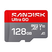 SANDISK SanDisk Ultra GO - flash-minneskort - 128 GB - mikroSDXC UHS-I