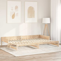 vidaXL Beddel 32 st Naturfärg 90 x 6 x 1,3 cm Massivt furu