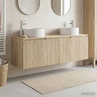vidaXL Badrumsskåpsset 3 st Sonoma-ek 49,5 x 44,5 x 65,5 cm