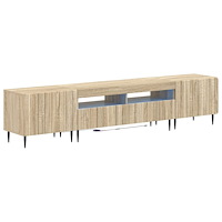 vidaXL 5-delars LED TV-bänk Sonoma-ek Konstruerat trä