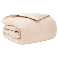 vidaXL Täckeset 2 st 135 x 220 cm 250 gsm Naturlig Kapok Beige