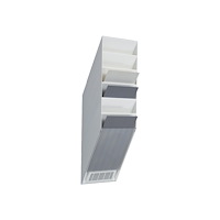 Durable Broschyrhållare Durable Flexiboxx A4 vit med 6 hyllor ståend...