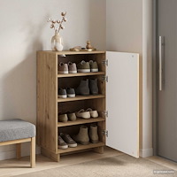 vidaXL Skoskåp 48 x 38 x 87,5 cm Konstruerat trä Artisan-ek