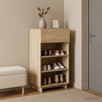 vidaXL Skoskåp 48 x 38 x 87,5 cm Konstruerat trä Sonoma-ek