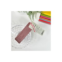 VENT FOR CHANGE Recycled Leather Bookmark - Powder Pink (Luxury) New (häftad, eng)