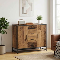 vidaXL Sideboard Ekträ 92 x 35 x 76 cm Konstruerat trä
