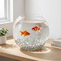 vidaXL Glasnugget 17-19 mm Transparent Glas