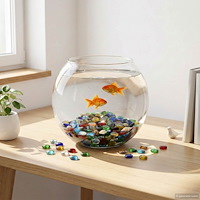 vidaXL Glasnugget 17-19 mm Flerfärgsdesign Glas