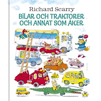 Richard Scarry Bilar och traktorer och annat som åker (bok, kartonnage)