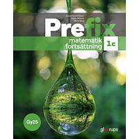 Daniel Gottfridsson Prefix matematik – fortsättning 1c, bok, Gy25 (häftad)