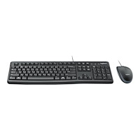 Logitech Logitech Desktop MK120 - sats med tangentbord och mus - schweizisk Inmatningsenhet