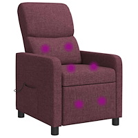 vidaXL Recliner Lila Tyg