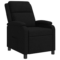 vidaXL Recliner Svart Tyg