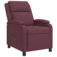 vidaXL Recliner Lila Tyg