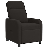 vidaXL Recliner Svart Bouclé