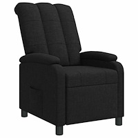 vidaXL Recliner Svart Tyg
